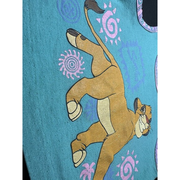 VTG 90s Disney The Lion King Simba Toddler Tank Top 3T USA Made Single Stitch - Picture 4 of 11